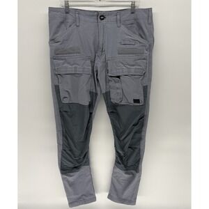 Rare G-Star RAW 3D Regular Tapered Cargo Pants Skinny Performance Utility 34X30